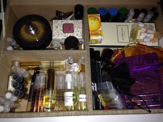 A selection of my perfume stash A selection of my perfume stash