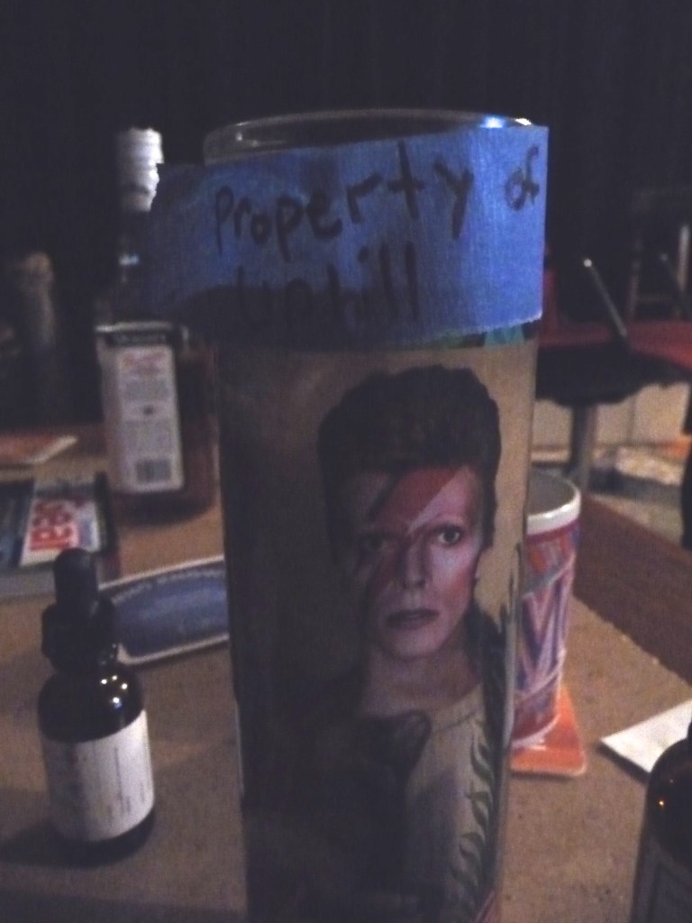 The Bowie candle has been commandeered 