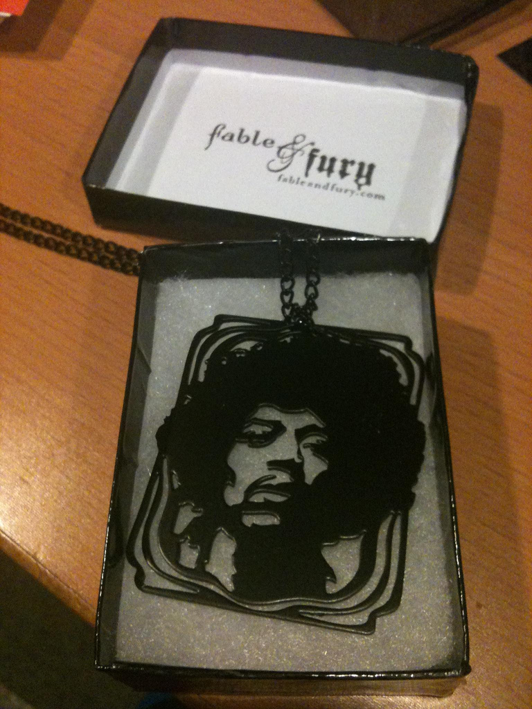 jimi hendrix fable and fury necklace 