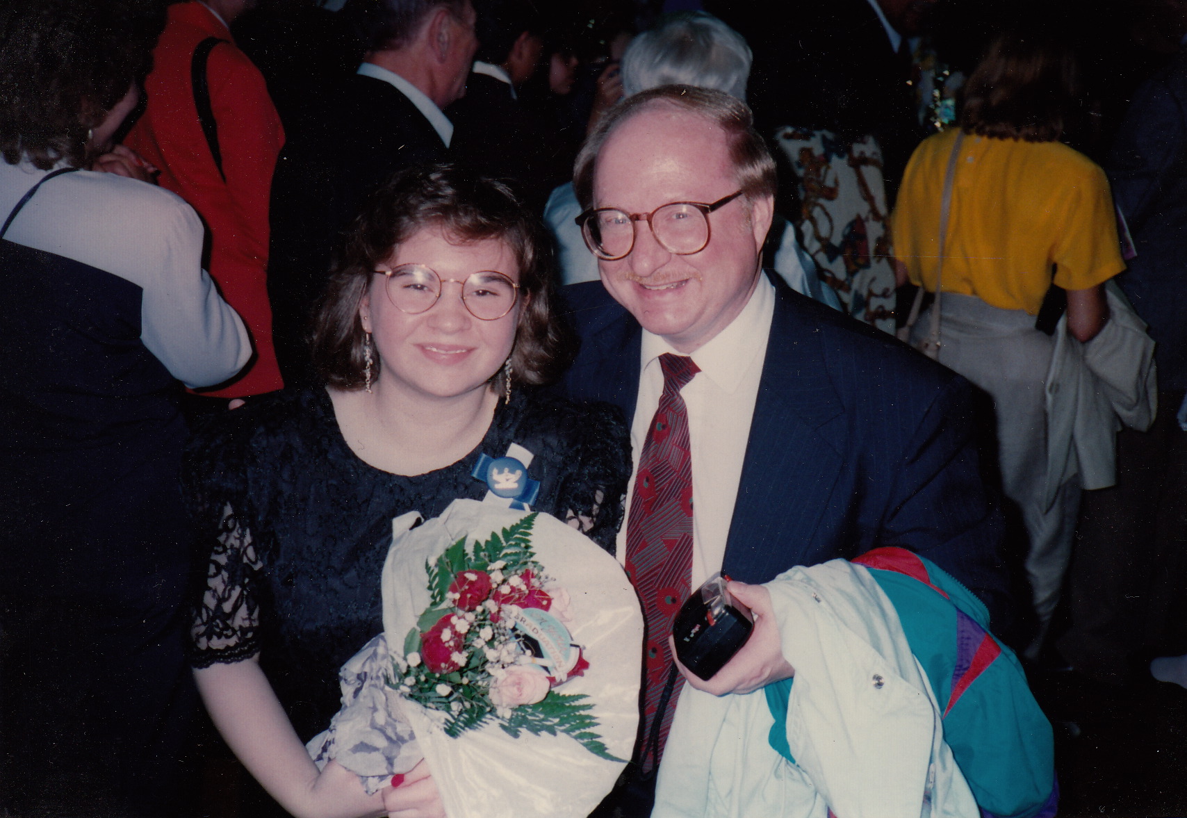 terry and allison at eighth grade graduation